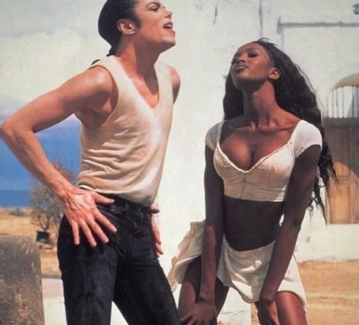 Naomi Campbell nel video di Michael Jackson