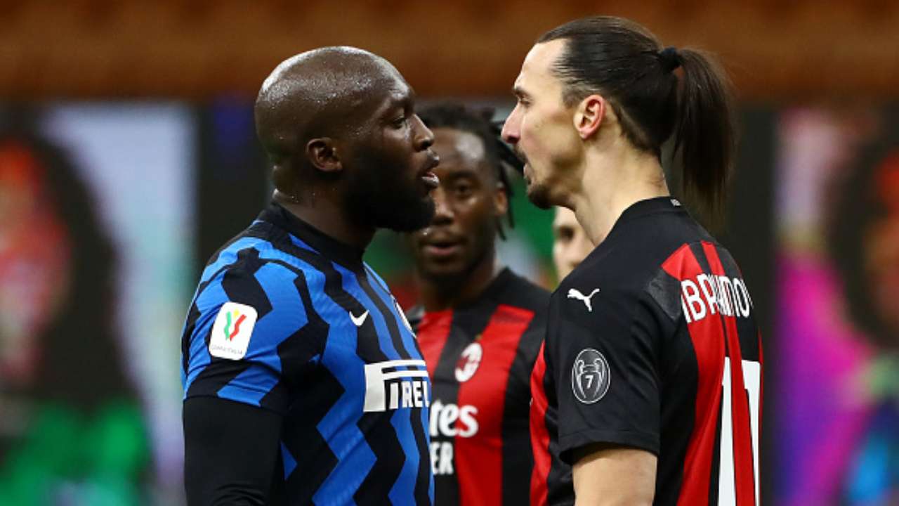 milan inter ibrahimovic lukaku scontro rissa