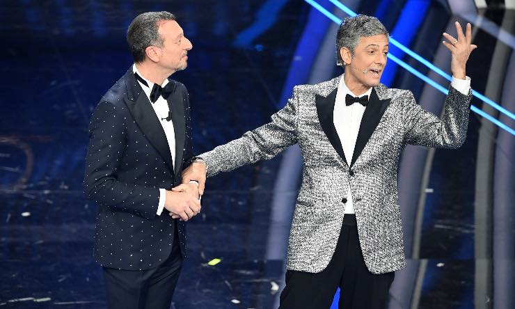 Amadeus e Fiorello conduttori Sanremo