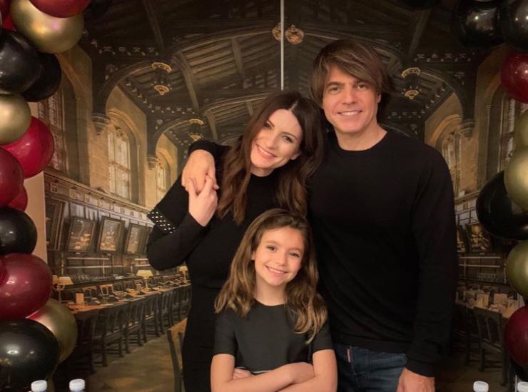 Laura Pausini e famiglia