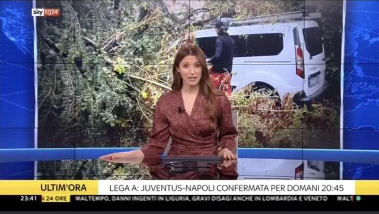 Gaffe in diretta Sky tg24