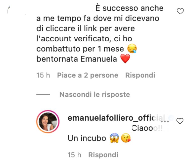 commenti Emanuela Folliero