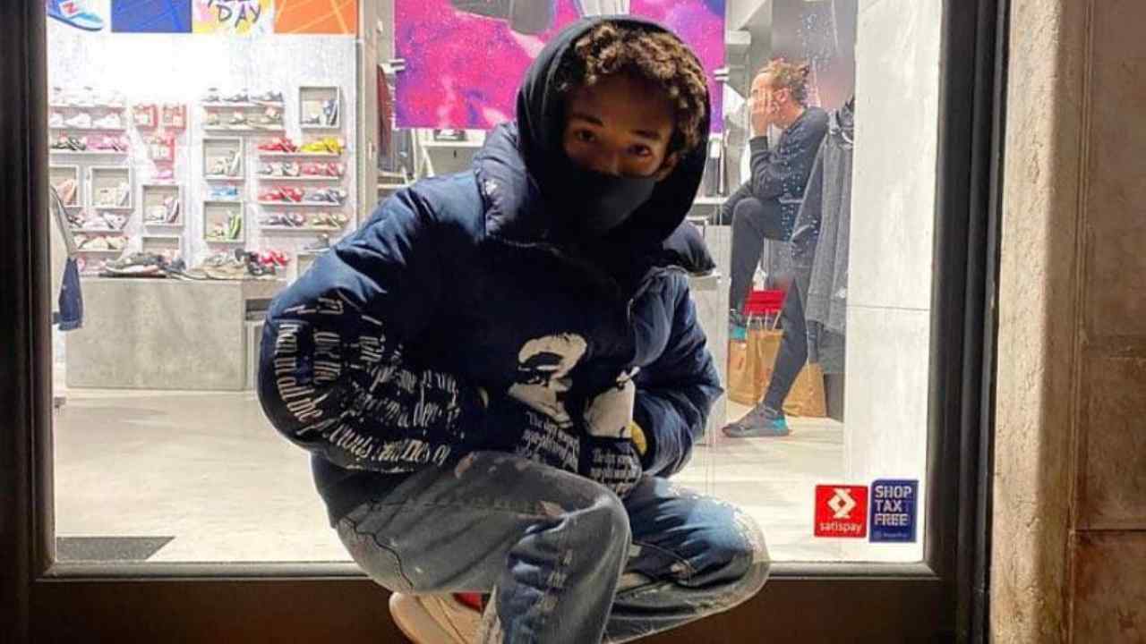 jaden smith nuova foto instagram new balance