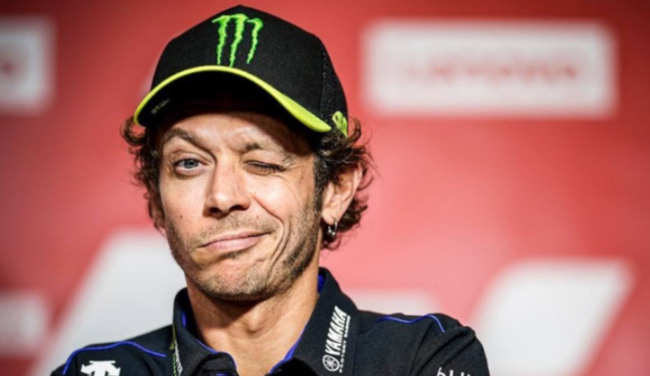 Valentino Rossi rituale gara