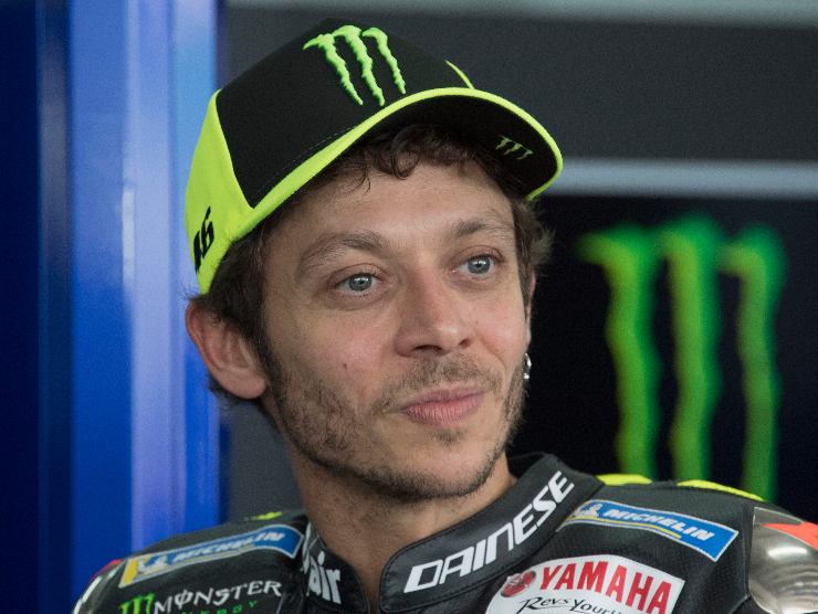 Valentino Rossi rituale gara