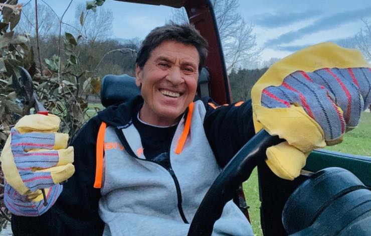 Gianni Morandi prima dell'incidente