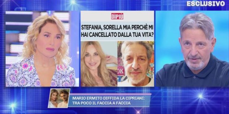 Gianni, il fratello di Stefania Orlando ospite dalla D'Urso