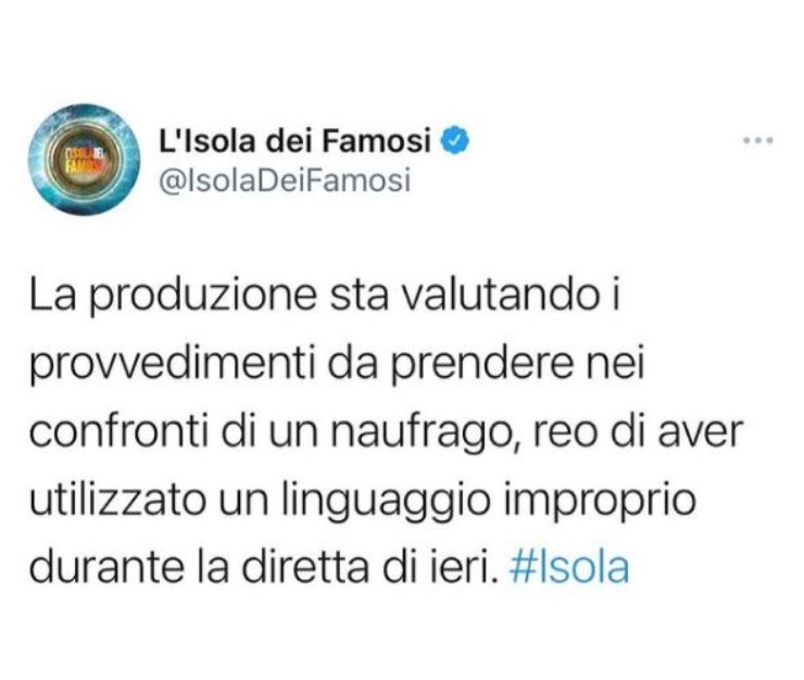 Isola dei Famosi