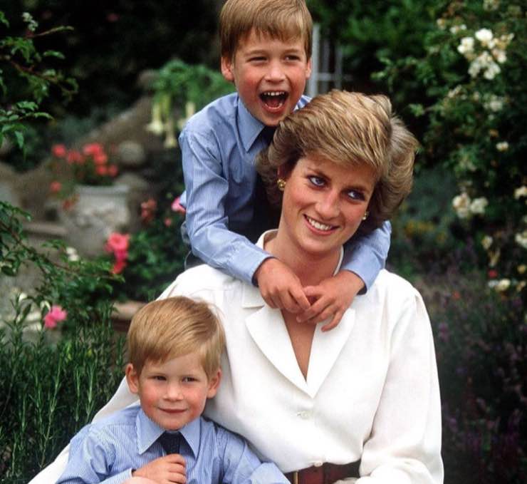 Lady Diana e i due principi