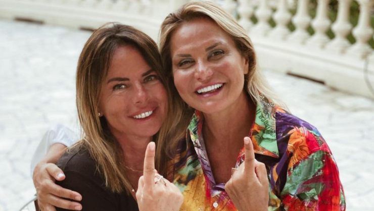 Simona Ventura e Paola Perego