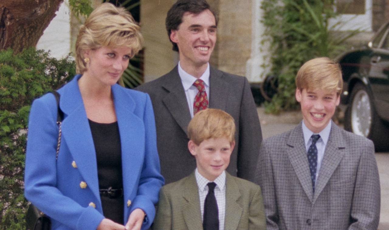 Lady Diana con William e Harry