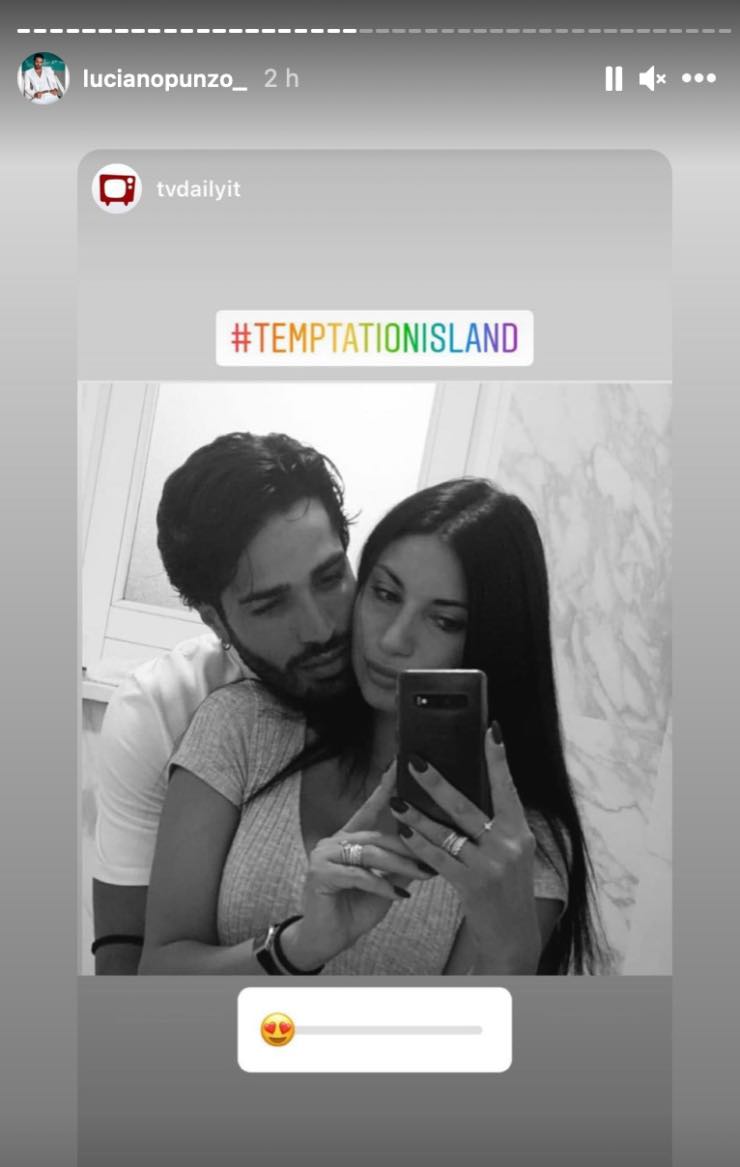 Prima foto di coppia, Temptation Island