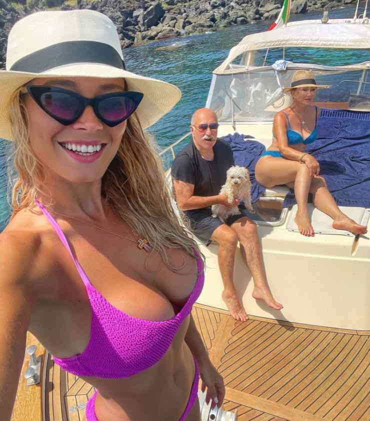 Diletta Leotta in famiglia