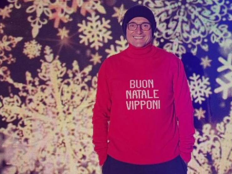 Alfonso Signorini Natale solo montagna feste