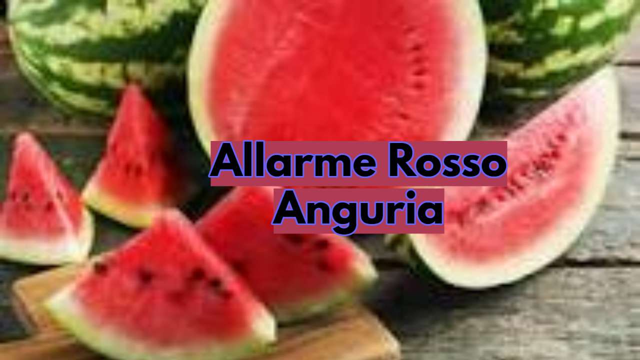 Allarme rosso anguria