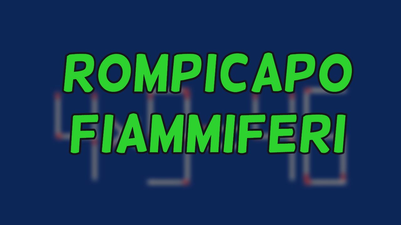 Rompicapo Fiammiferi