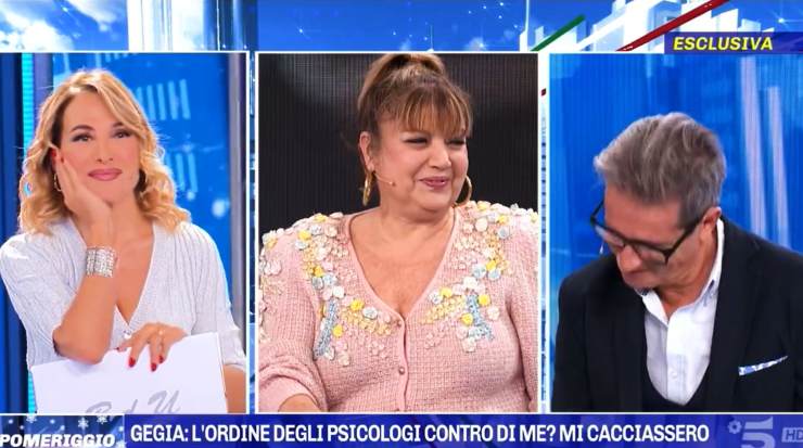 Barbara D'Urso, Gegia e Marco Bellavia direttanews.com